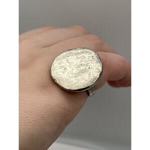 Tous 925 Sterling Silver Modernist Ring SIZE 6 (19.5 Grams!